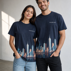 Graphic Tee 'City Skyline' - Unisex
