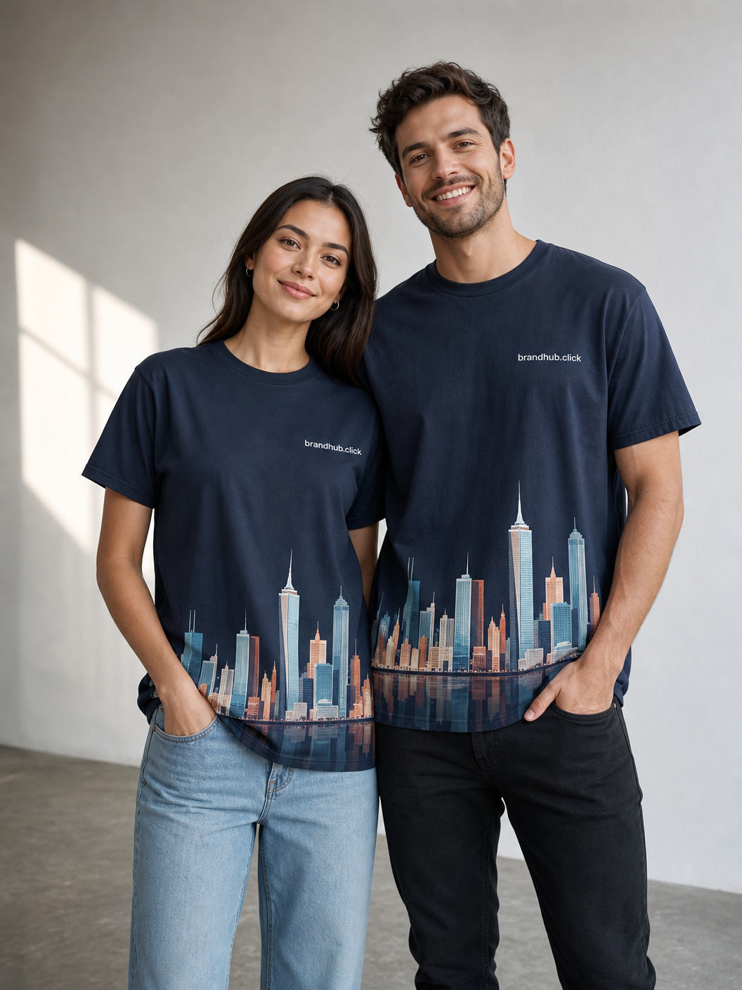 Graphic Tee 'City Skyline' - Unisex