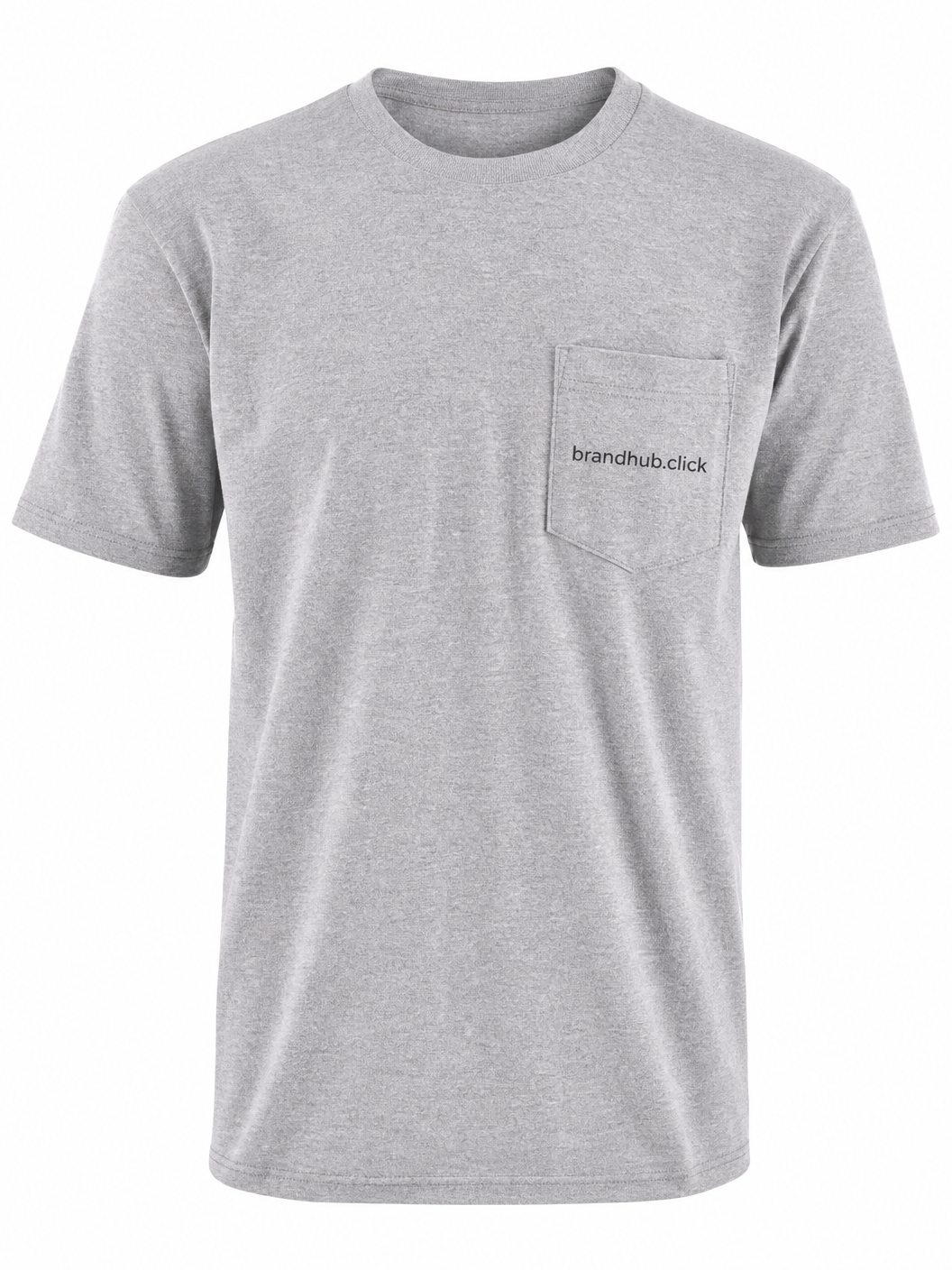 Men's Pocket T-Shirt - Light Heather Grey