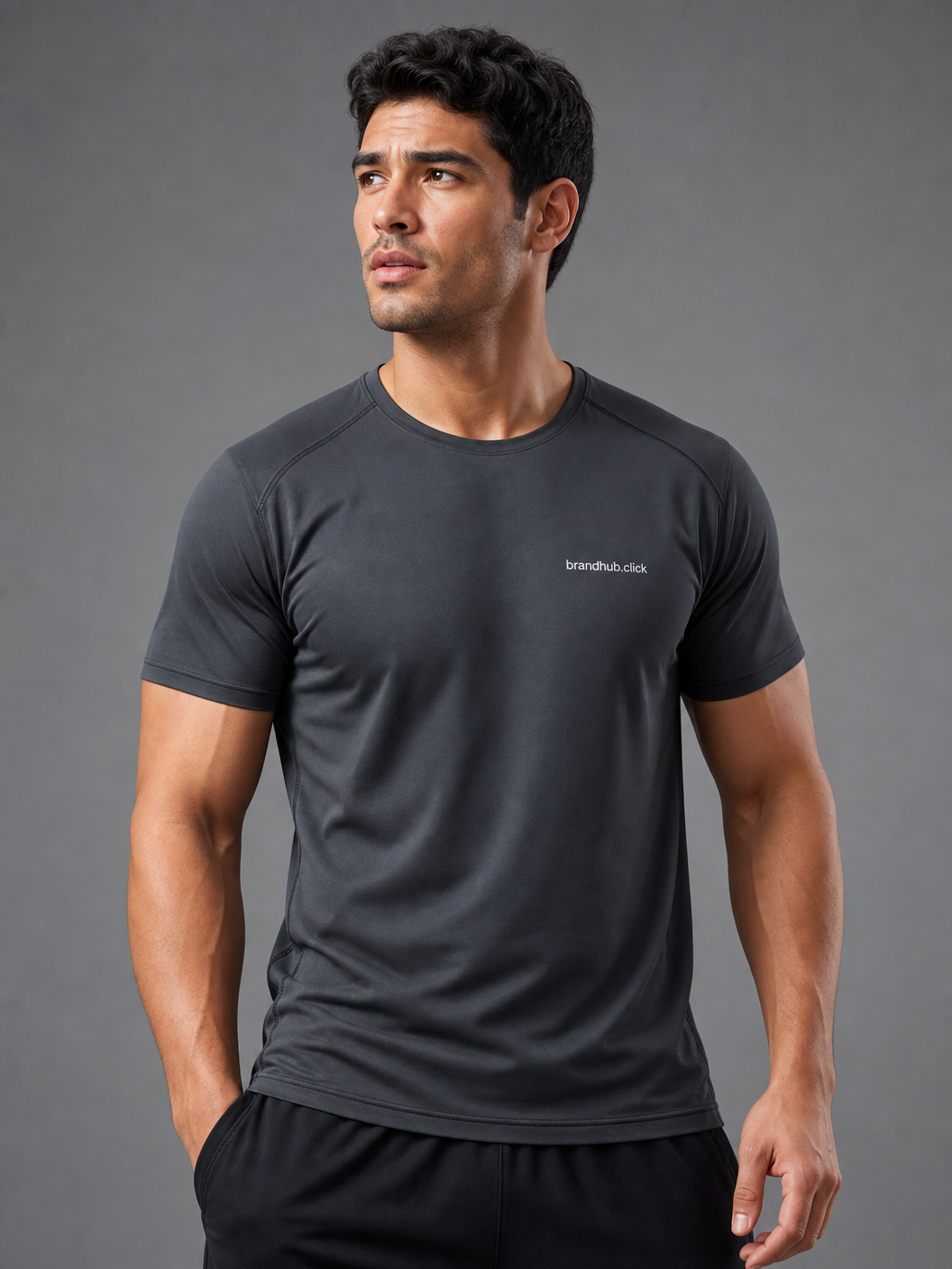 Sports Anti-Odor T-Shirt - Charcoal