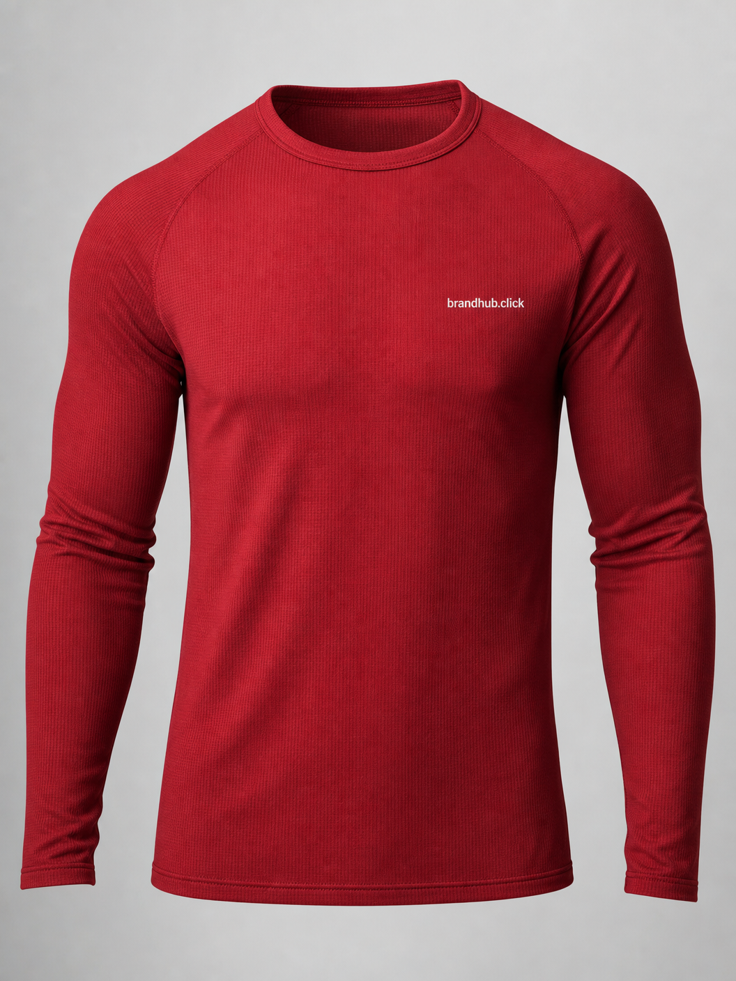 Sports Thermal Long Sleeve T-Shirt - Deep Red