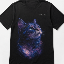 Graphic Tee 'Galaxy Cat' - Unisex