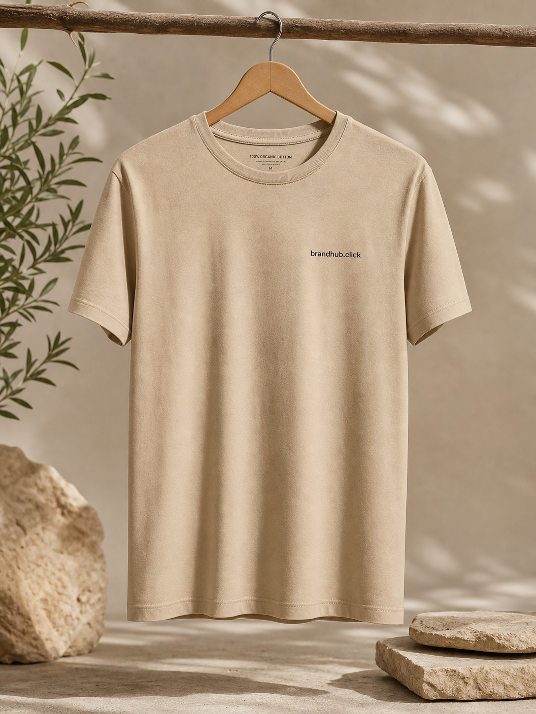 Men's Organic Cotton T-Shirt - Sand